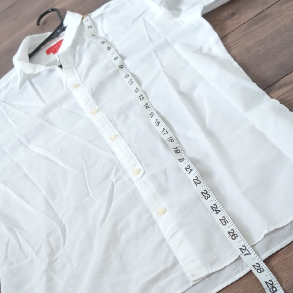 Calvin Klein Men's Crisp White Button-Down Shirt - Picture 6 of 10